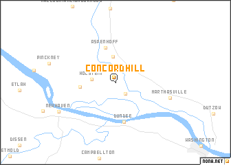 map of Concord Hill