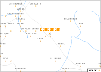 map of Concordia