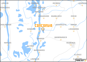 map of Concordia