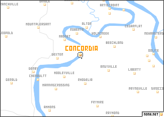 map of Concordia