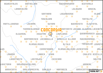 map of Concordia