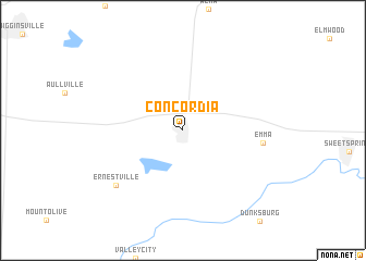 map of Concordia