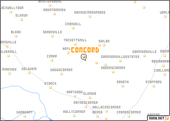 map of Concord