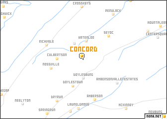 map of Concord