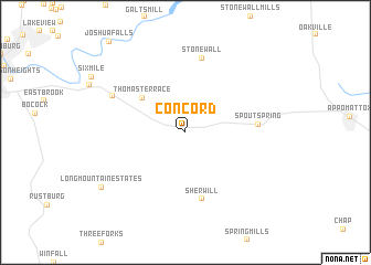 map of Concord