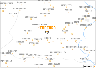 map of Concord