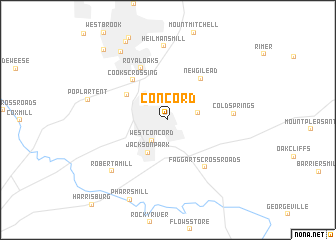 map of Concord