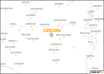 map of Concord