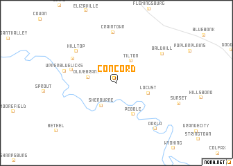 map of Concord