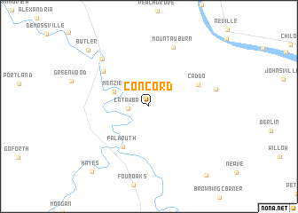 map of Concord