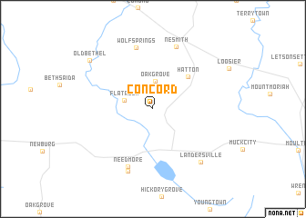 map of Concord