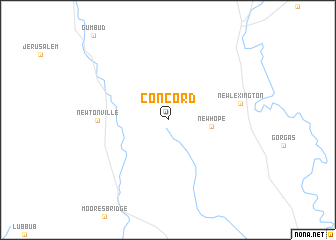 map of Concord