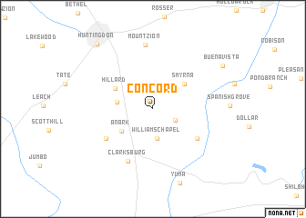 map of Concord