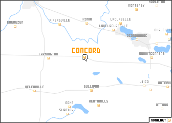map of Concord