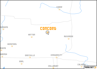 map of Concord