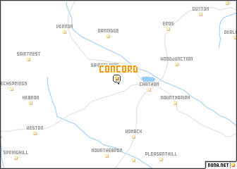 map of Concord