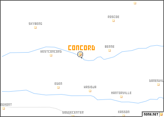 map of Concord