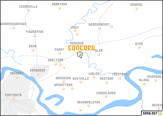 map of Concord