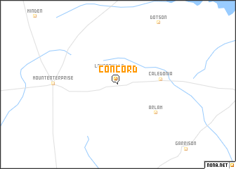map of Concord