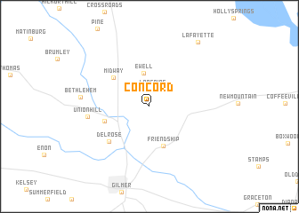 map of Concord