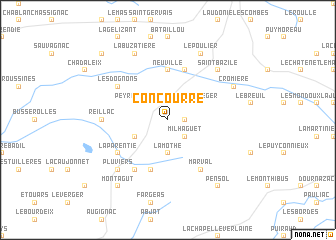 map of Concourre