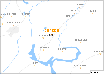 map of Concow