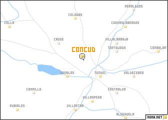 map of Concud