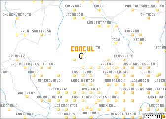 map of Concul