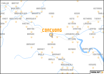 map of Con Cuông