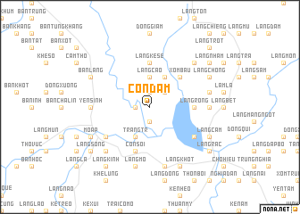 map of Cồn Ðâm