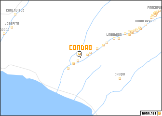 map of Condao