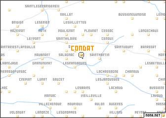 map of Condat