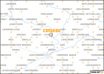 map of Condeau