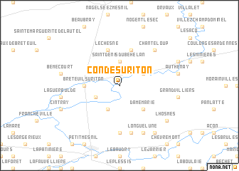 map of Condésur-Iton