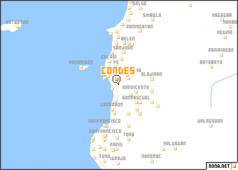 map of Condes