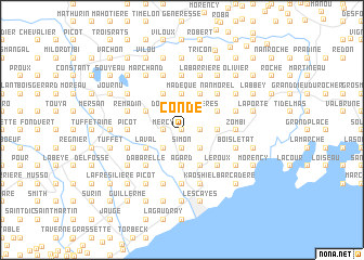 map of Condé