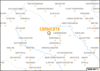 map of Condicote