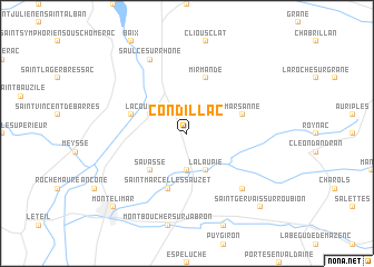 map of Condillac