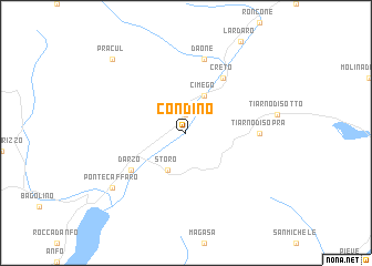 map of Condino