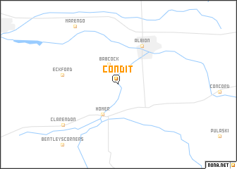 map of Condit