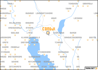 map of Condji