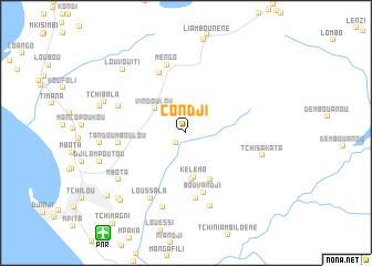 map of Condji