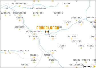 map of Condolanga