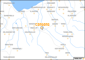 map of Condong