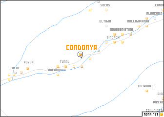 map of Condonya