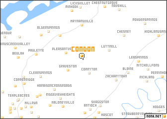 map of Condon