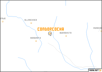 map of Condorcocha