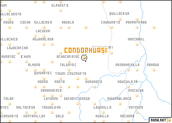 map of Condorhuasi