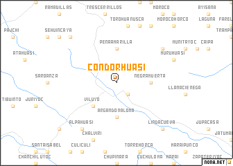 map of Condorhuasi