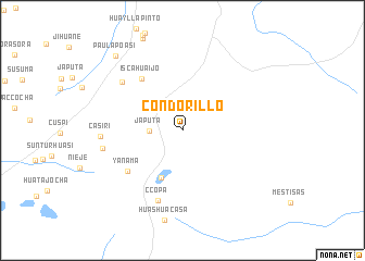 map of Condorillo